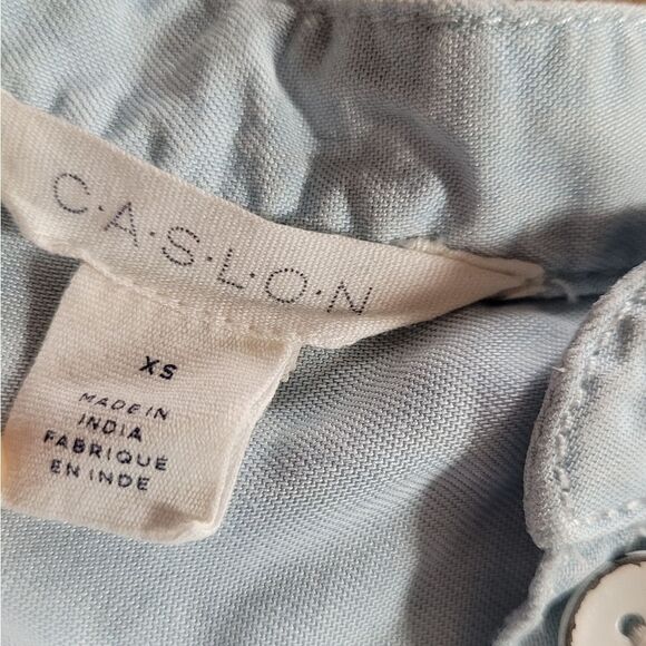 CASLON Pop Over Light-wash Chambray Shirtdress - Picture 8 of 10